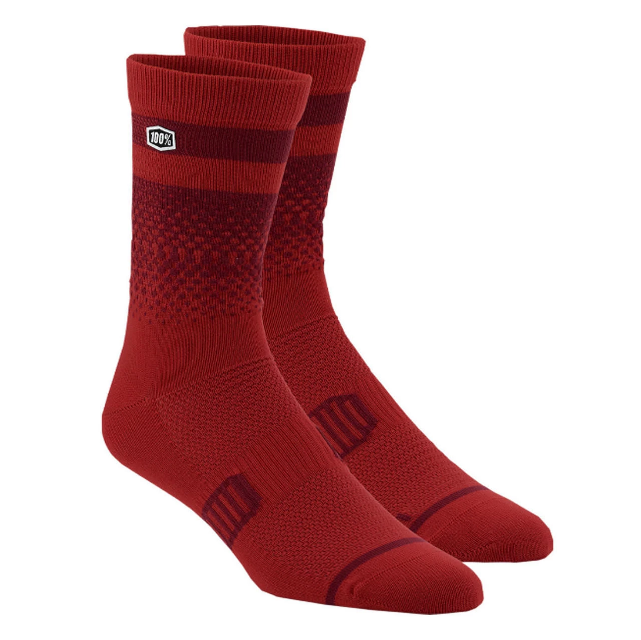 100% - Advocate Performance Socks - Cherry/Brick 1 100% - Advocate Performance Socks - Cherry/Brick