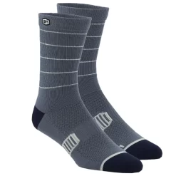 100% - Advocate Performance Socks - Slate/Navy