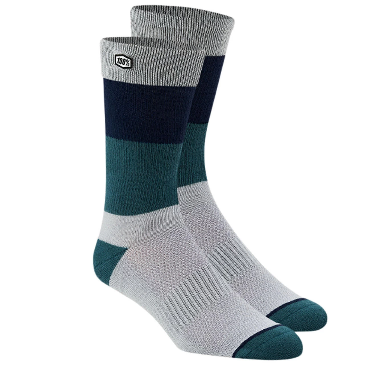 100% - Trio Casual Socks - Silver 1 100% - Trio Casual Socks - Silver
