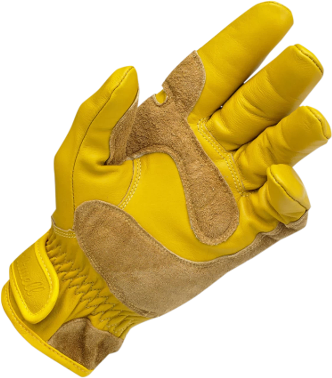 Biltwell Work Gloves - Gold 2 Biltwell Work Gloves - Gold - Image 2