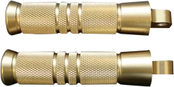 Accutronix - Brass Foot Pegs - Knurled/Grooved