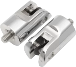 Accutronix - Footpeg Mounts - 1 1/2" Rear Peg Mounts With 3/8"-16 X 2" Mounting Bolts