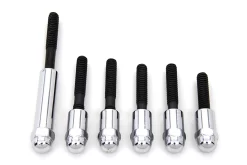 Colony - Acorn Cam Cover Screw Set Fits Harley FL, FX (see Desc.) - Chrome