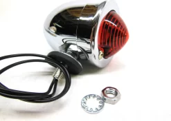 V-Twin Bullet Tail Light Marker Light - Chrome With Red Lens 10 V-Twin Bullet Tail Light Marker Light - Chrome With Red Lens -Next stop, Motorcycle riding. 1382 10683.1668638847