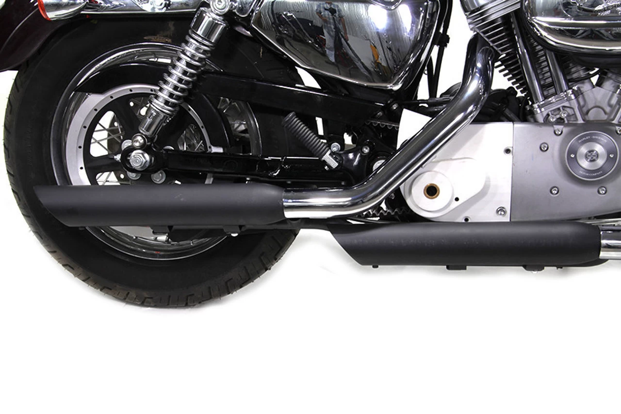 V-Twin - Slash Muffler Set - Black Fits '04-'13 XL Models 3 V-Twin - Slash Muffler Set - Black Fits '04-'13 XL Models - Image 3