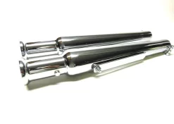 V-Twin Cocktail Shaker Slip On Muffler Set - Straight