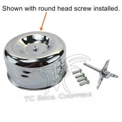 TC Bros Choppers - Chrome Louvered Air Cleaner For HD CV Carbs & EFI 12 TC Bros Choppers - Chrome Louvered Air Cleaner For HD CV Carbs & EFI -Next stop, Motorcycle riding. 16161 40916.1668638833