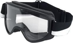 Biltwell Moto Goggles 2.0 - Bolts Black