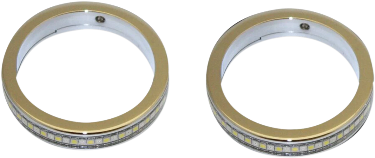Customs Dynamics - Chrome 43mm Turn Signals With Daytime Running Lights 1 Customs Dynamics - Chrome 43mm Turn Signals With Daytime Running Lights