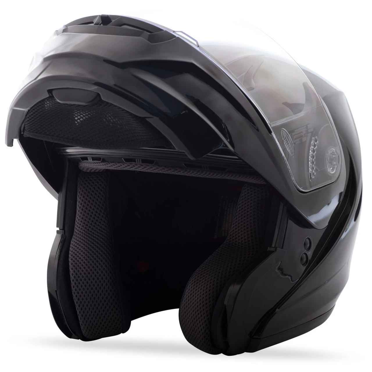 GMAX - MD04 Modular Motorcycle Helmet - Gloss Black 2 GMAX - MD04 Modular Motorcycle Helmet - Gloss Black - Image 2