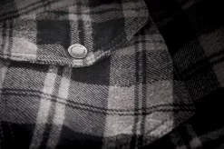 Highway 21 Marksman Riding Flannel - Grey -Next stop, Motorcycle riding. 19463 58838.1668638880