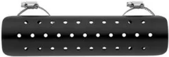 Bikers Choice - Universal 9" Drilled Exhaust Heat Shield - Black