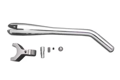 V-Twin Weld On Kickstand Assembly For 1-1/8" Frame Tubing - Chrome