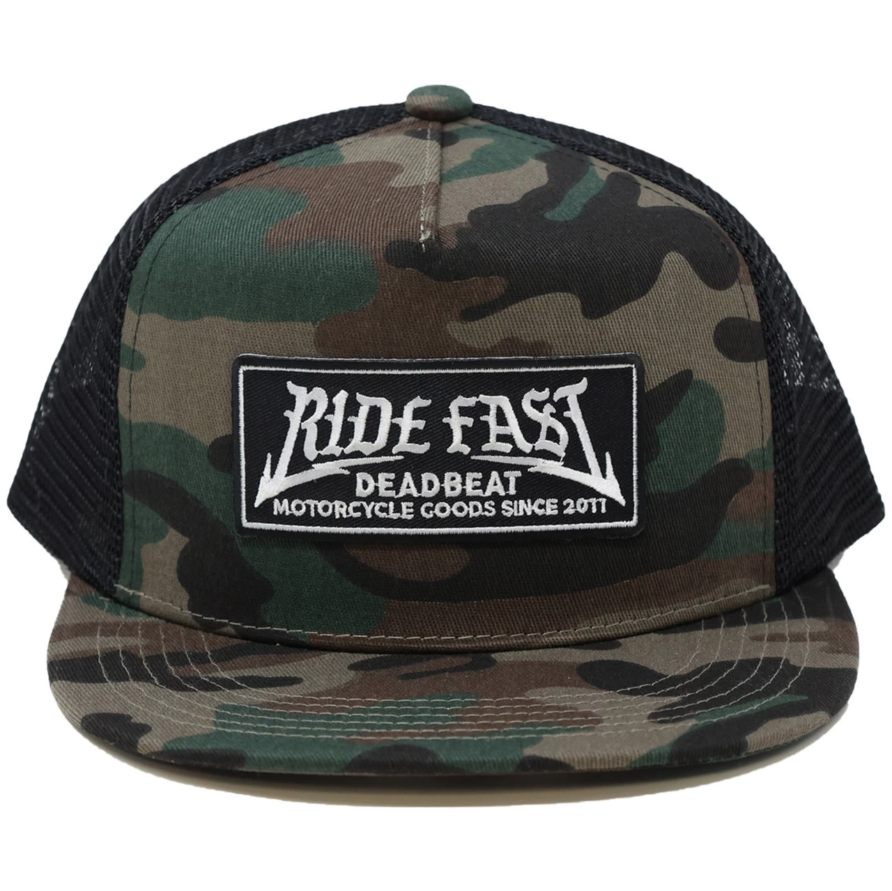 Deadbeat Customs - Ride Fast Snapback Hat W/ Underbrim - Camo 1 Deadbeat Customs - Ride Fast Snapback Hat W/ Underbrim - Camo