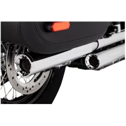 Vance & Hines - Eliminator 300 Slip-On Mufflers Fits '18-'21 Softail Models - Chrome