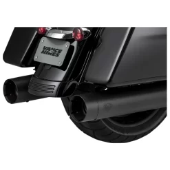 Vance & Hines - Oversized 450 Slip-On Mufflers Fits '17-'22 Touring Models - Black W/ Black End Caps