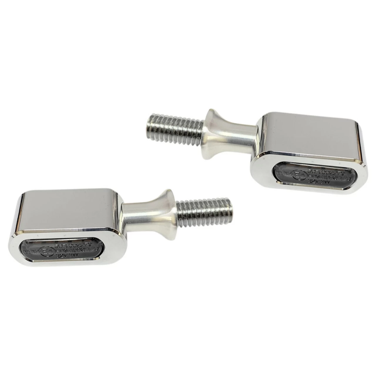 Drag Specialties - Chrome Front LED Handlebar Marker Lights W/ Smoke Lens For Universal Applications 1 Drag Specialties - Chrome Front LED Handlebar Marker Lights W/ Smoke Lens For Universal Applications