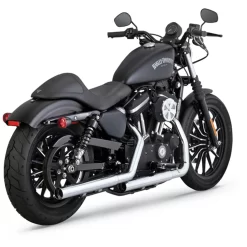Vance & Hines - Straightshots Slip-On Mufflers Fits '14-'22 Sportster Models (Exc. '21-'22 Sportster S/RH1250S & '22 Nightster/RH975 Models) - Chrome