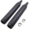 Vance & Hines - Torquer 450 Slip-On Mufflers Fits '95-'16 Touring Models - Black