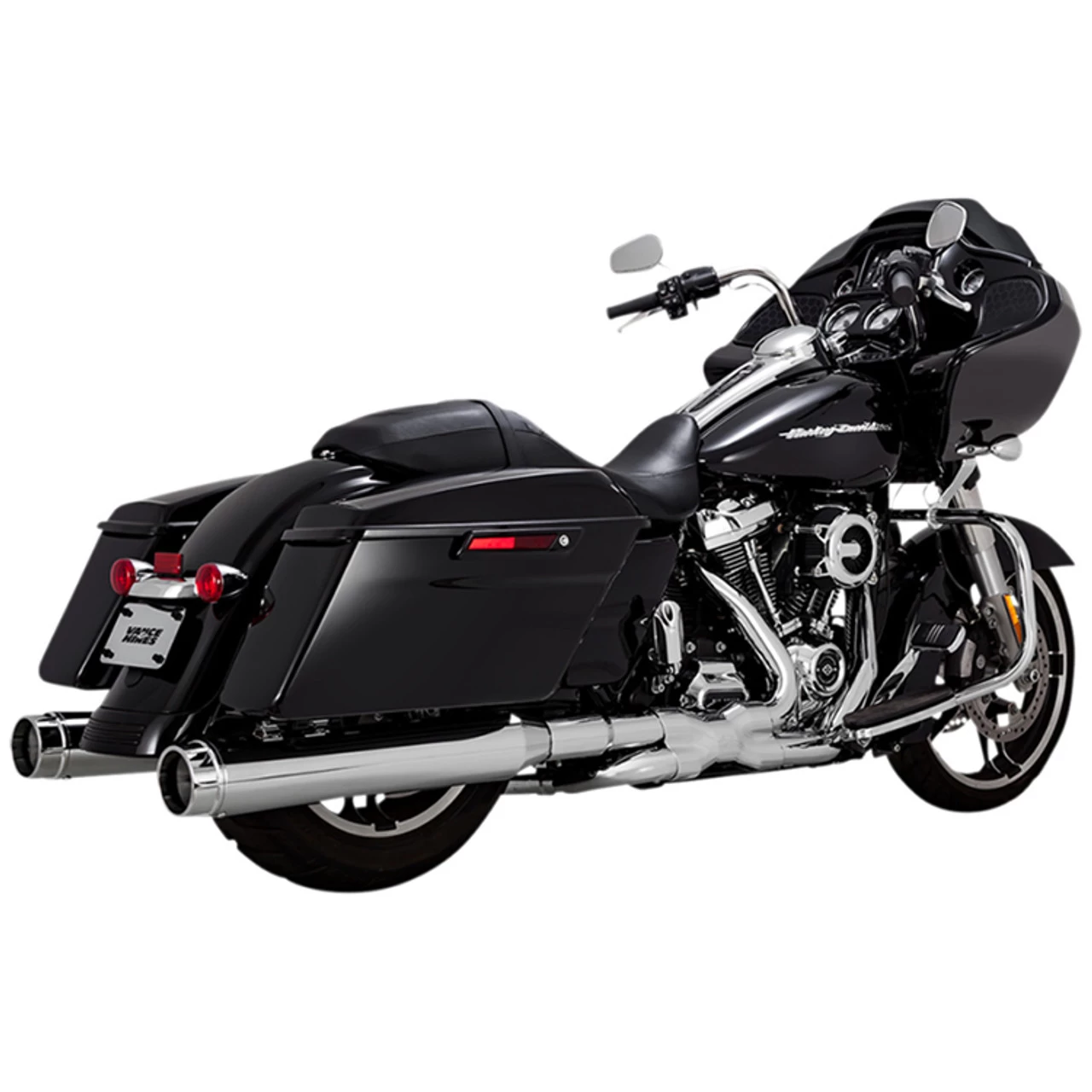 Vance & Hines - Torquer 450 Slip-On Mufflers Fits '17-'23 Touring Models - Chrome 4 Vance & Hines - Torquer 450 Slip-On Mufflers Fits '17-'23 Touring Models - Chrome - Image 4