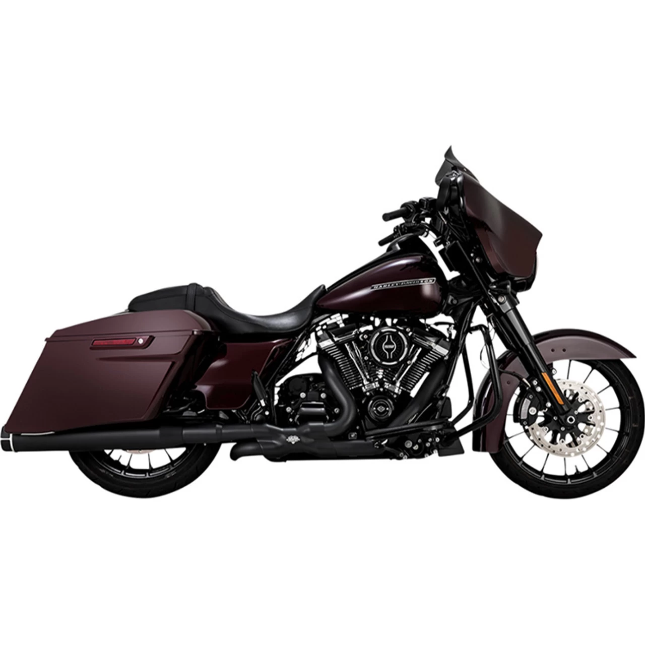 Vance & Hines - Torquer 450 Slip-On Mufflers Fits '17-'23 Touring Models - Machine-Cut 3 Vance & Hines - Torquer 450 Slip-On Mufflers Fits '17-'23 Touring Models - Machine-Cut - Image 3