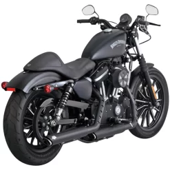Vance & Hines - 3" Round Twin Slash Slip-On Mufflers Fits '14-'22 XL Models (Exc. '21-'22 Sportster S/​RH1250S And '22 Nightster/​RH975 Models) -Next stop, Motorcycle riding. Twin Slash Slip On Mufflers 2 33154.1702570430