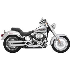 Vance & Hines - 3" Round Twin Slash Slip-On Mufflers Fits '07-'17 Softail Models (Exc. FLSTFBS Models) - Chrome -Next stop, Motorcycle riding. Vance Hines 3 1 01992.1702569418