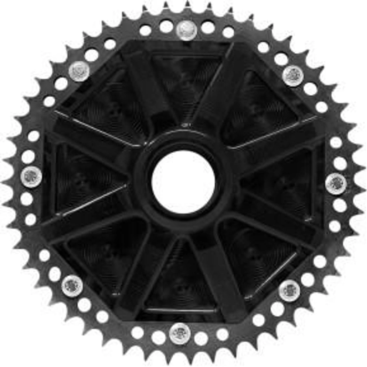 Alloy Art - Gen 2 51 Tooth Black Anodized Carrier Universal Cush Drive Chain Conversion System (Choose Finish) 1 Alloy Art - Gen 2 51 Tooth Black Anodized Carrier Universal Cush Drive Chain Conversion System (Choose Finish)