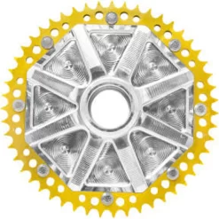 Alloy Art - Gold Gen 2 53 Tooth Machined Carrier Universal Cush Drive Chain Conversion System