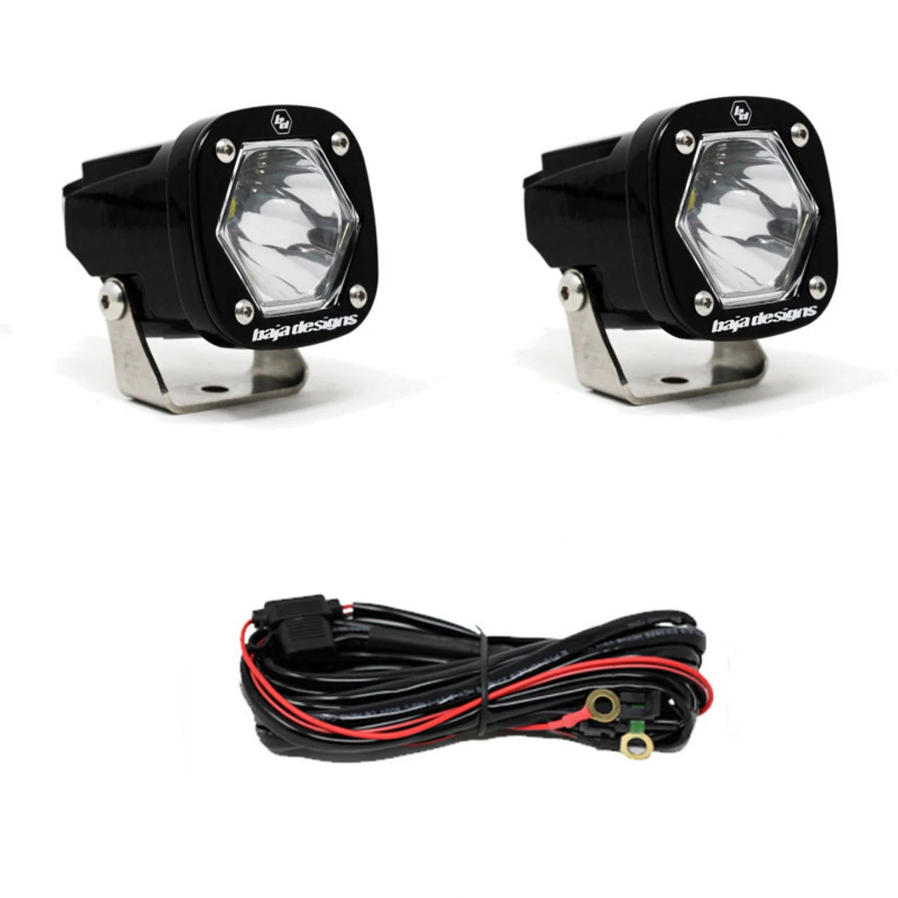 Baja Designs - S1 Spot LED Light W/ Mounting Bracket Pair - Universal 1 Baja Designs - S1 Spot LED Light W/ Mounting Bracket Pair - Universal