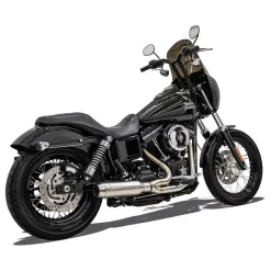 Bassani - Stainless Steel Road Rage Ripper 2-Into-1 Exhaust System Fits '06-'17 Dyna Models