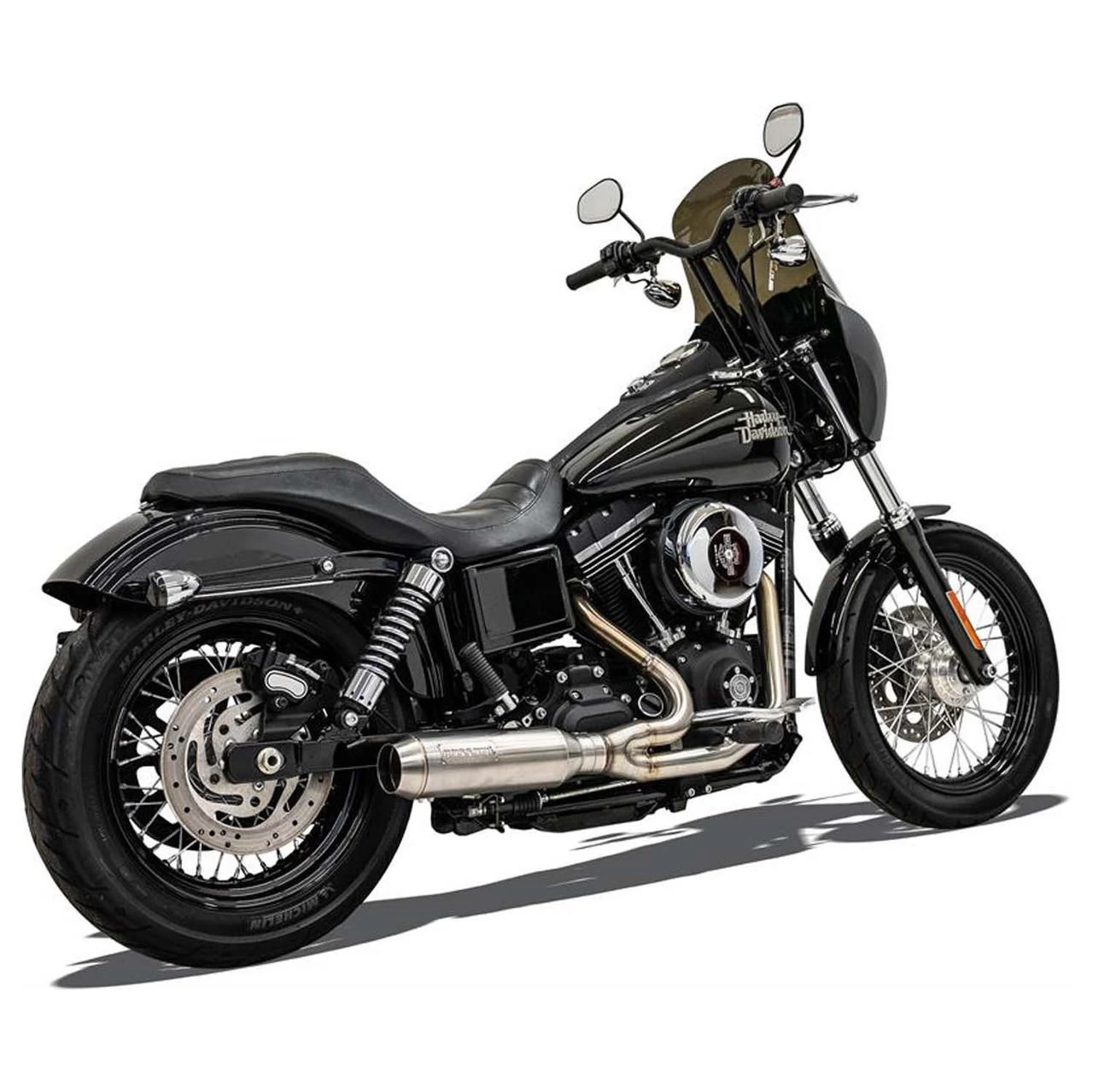 Bassani - Stainless Steel Road Rage Ripper 2-Into-1 Exhaust System Fits '06-'17 Dyna Models 1 Bassani - Stainless Steel Road Rage Ripper 2-Into-1 Exhaust System Fits '06-'17 Dyna Models
