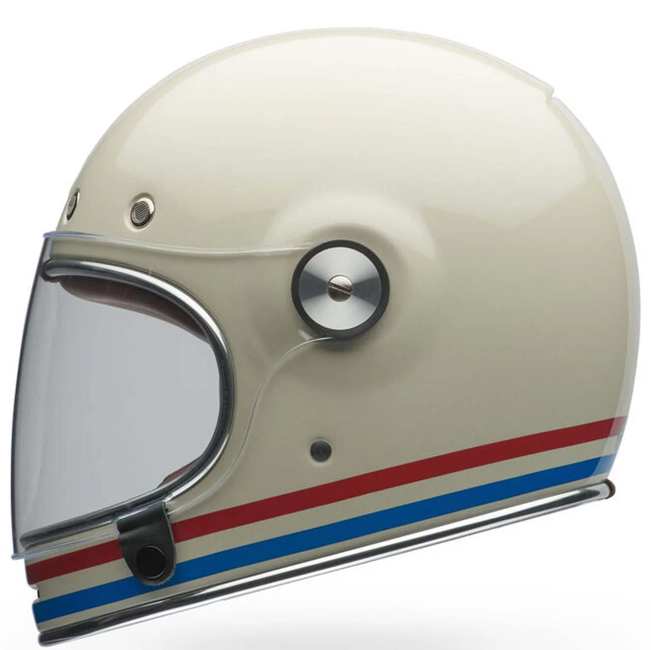 Bell Helmets Bell Bullitt Helmet - Stripes Gloss Pearl White/Oxblood/Blue 5 Bell Helmets Bell Bullitt Helmet - Stripes Gloss Pearl White/Oxblood/Blue - Image 5