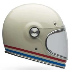 Bell Helmets Bell Bullitt Helmet - Stripes Gloss Pearl White/Oxblood/Blue