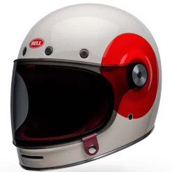 Bell Helmets Bell Bullitt Helmet - TT Gloss Vintage White/Oxblood -Next stop, Motorcycle riding. bell helmets bell bullitt helmet tt gloss vintage whiteoxblood 89285.1690318460