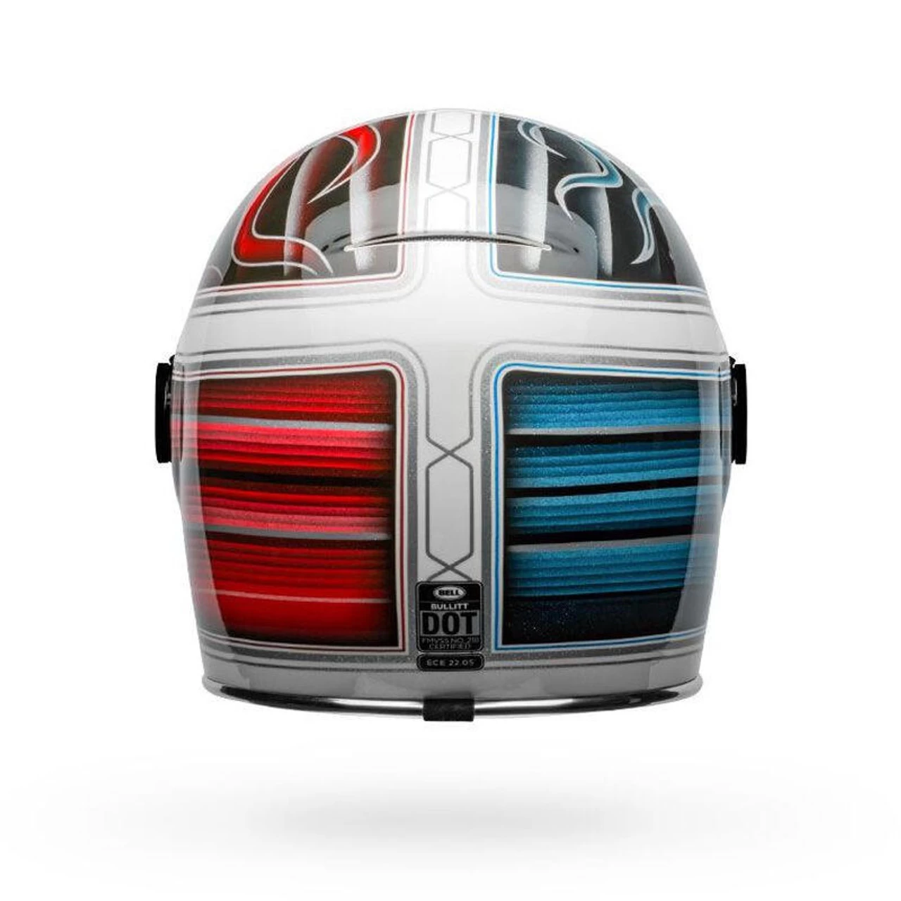 Bell Helmets Bell Bullitt SE Barracuda Helmet - Gloss White/Red/Blue 6 Bell Helmets Bell Bullitt SE Barracuda Helmet - Gloss White/Red/Blue - Image 6