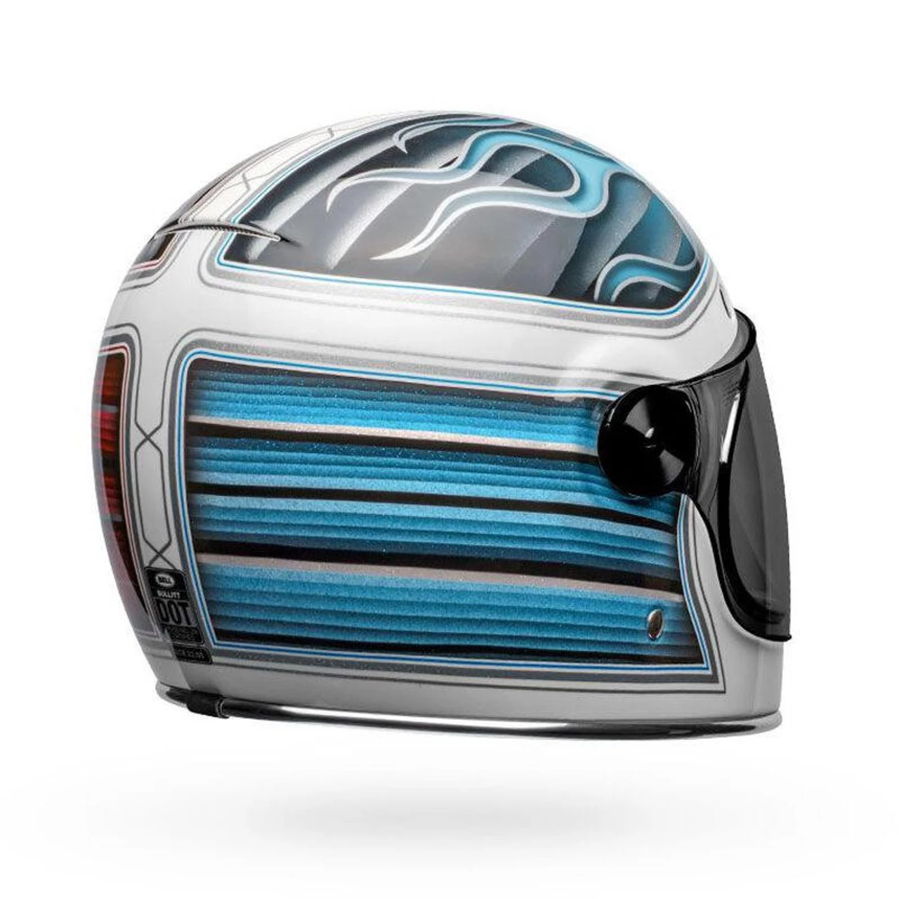 Bell Helmets Bell Bullitt SE Barracuda Helmet - Gloss White/Red/Blue 7 Bell Helmets Bell Bullitt SE Barracuda Helmet - Gloss White/Red/Blue - Image 7