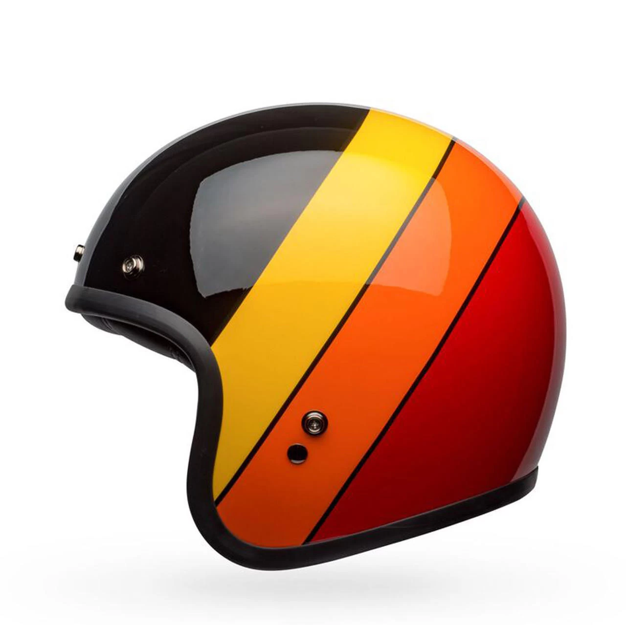Bell Helmets Bell Custom 500 Helmet - Riff Gloss Black/Yellow/Orange/Red 5 Bell Helmets Bell Custom 500 Helmet - Riff Gloss Black/Yellow/Orange/Red - Image 5