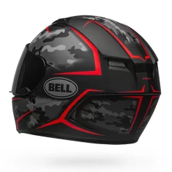 Bell Helmets Bell Qualifier Helmet - Stealth Camo Matte Black/Red -Next stop, Motorcycle riding. bell helmets bell qualifier helmet stealth camo matte blackred 70592.1690482769