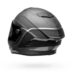 Bell Helmets Bell Race Star Velocity Flex DLX Helmet - Matte/Gloss Black -Next stop, Motorcycle riding. bell helmets bell race star velocity flex dlx helmet mattegloss black 20863.1691087318