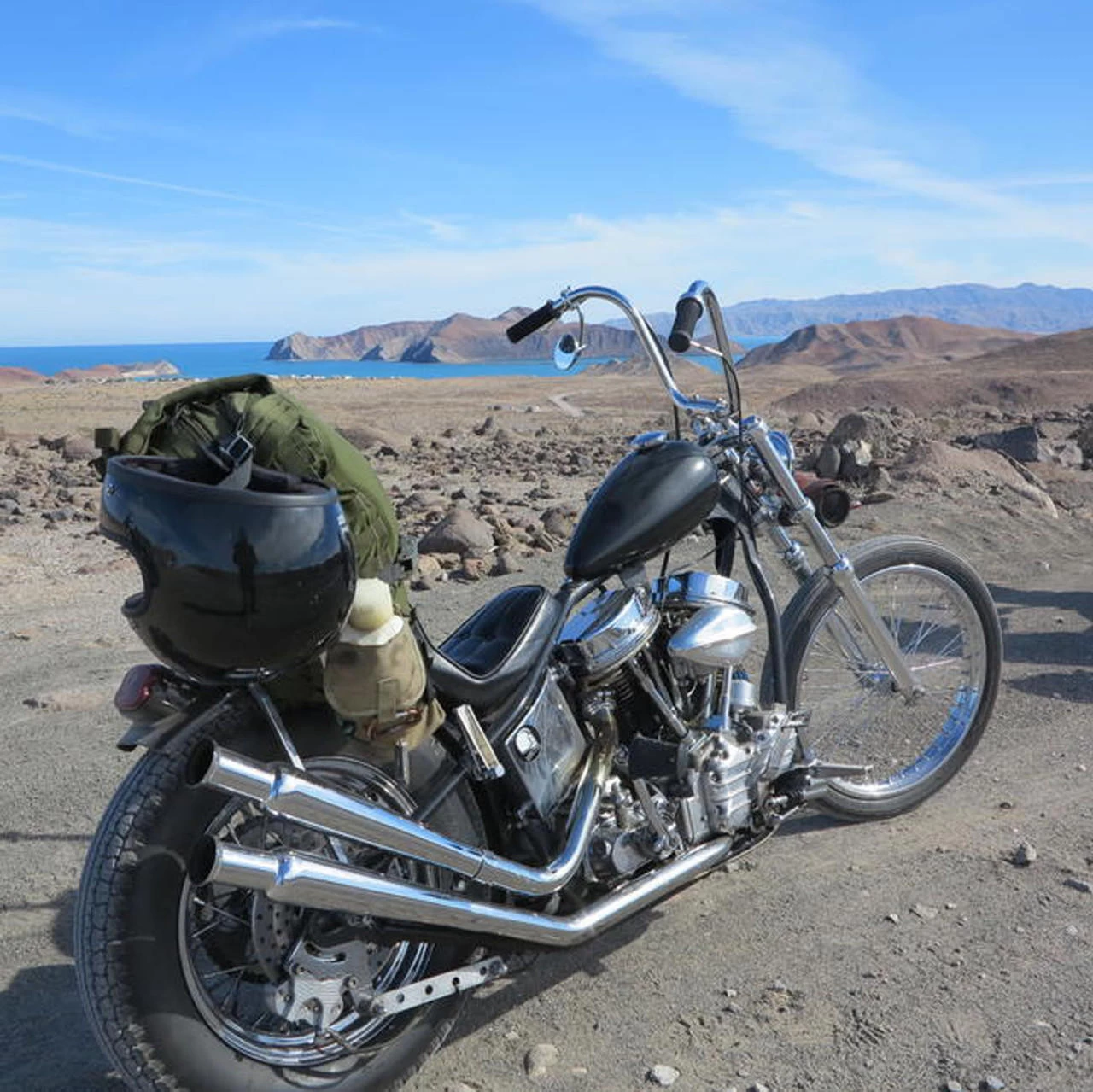 Biltwell - 12" Chrome 1" Ape Hanger Handlebars W/ TBW Plugs 8 Biltwell - 12" Chrome 1" Ape Hanger Handlebars W/ TBW Plugs - Image 8