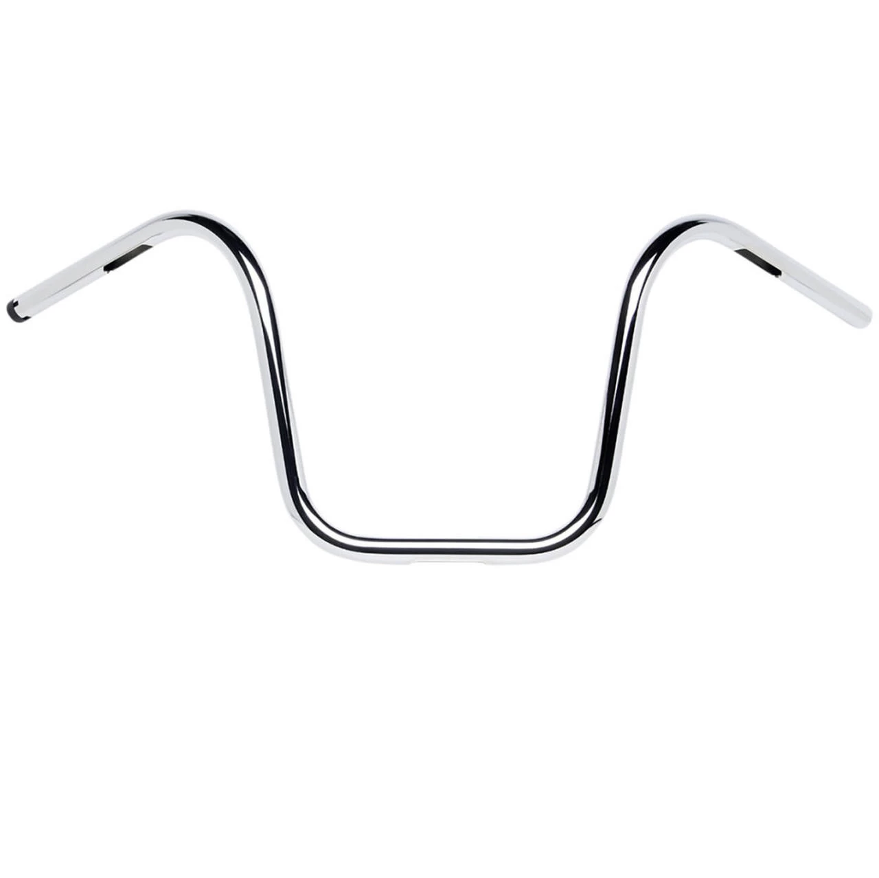 Biltwell - 12" Chrome 1" Ape Hanger Handlebars W/ TBW Plugs 1 Biltwell - 12" Chrome 1" Ape Hanger Handlebars W/ TBW Plugs