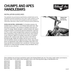 Biltwell - 8" Black 1" Chump Handlebars W/ TBW Plugs -Next stop, Motorcycle riding. biltwell 8 black 1 chump handlebars w tbw plugs 01906.1690488506