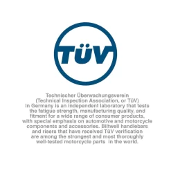 Biltwell - 8" Black 1" Chump Handlebars W/ TBW Plugs -Next stop, Motorcycle riding. biltwell 8 black 1 chump handlebars w tbw plugs 66080.1690491505