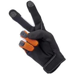Biltwell Anza Gloves - Orange/Black -Next stop, Motorcycle riding. biltwell anza gloves orangeblack 47422.1690489710