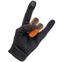 Biltwell Anza Gloves - Orange/Black -Next stop, Motorcycle riding. biltwell anza gloves orangeblack 74975.1690490223