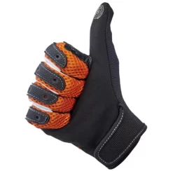 Biltwell Anza Gloves - Orange/Black -Next stop, Motorcycle riding. biltwell anza gloves orangeblack 90533.1690490062