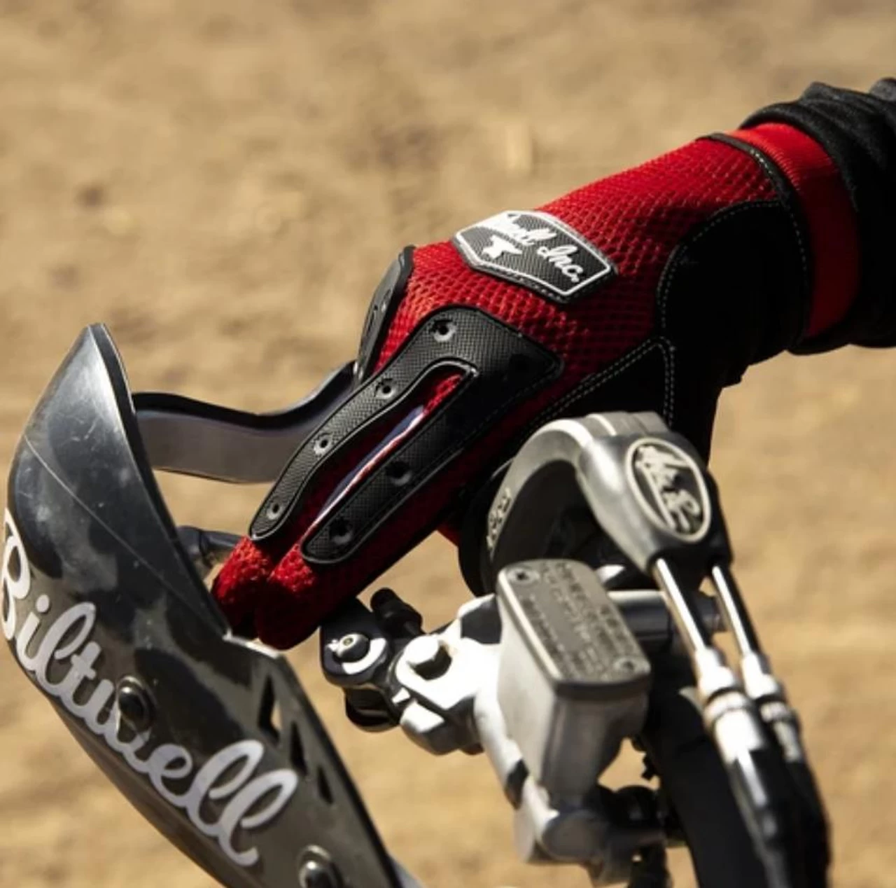 Biltwell Anza Gloves - Red/Black 11 Biltwell Anza Gloves - Red/Black - Image 11