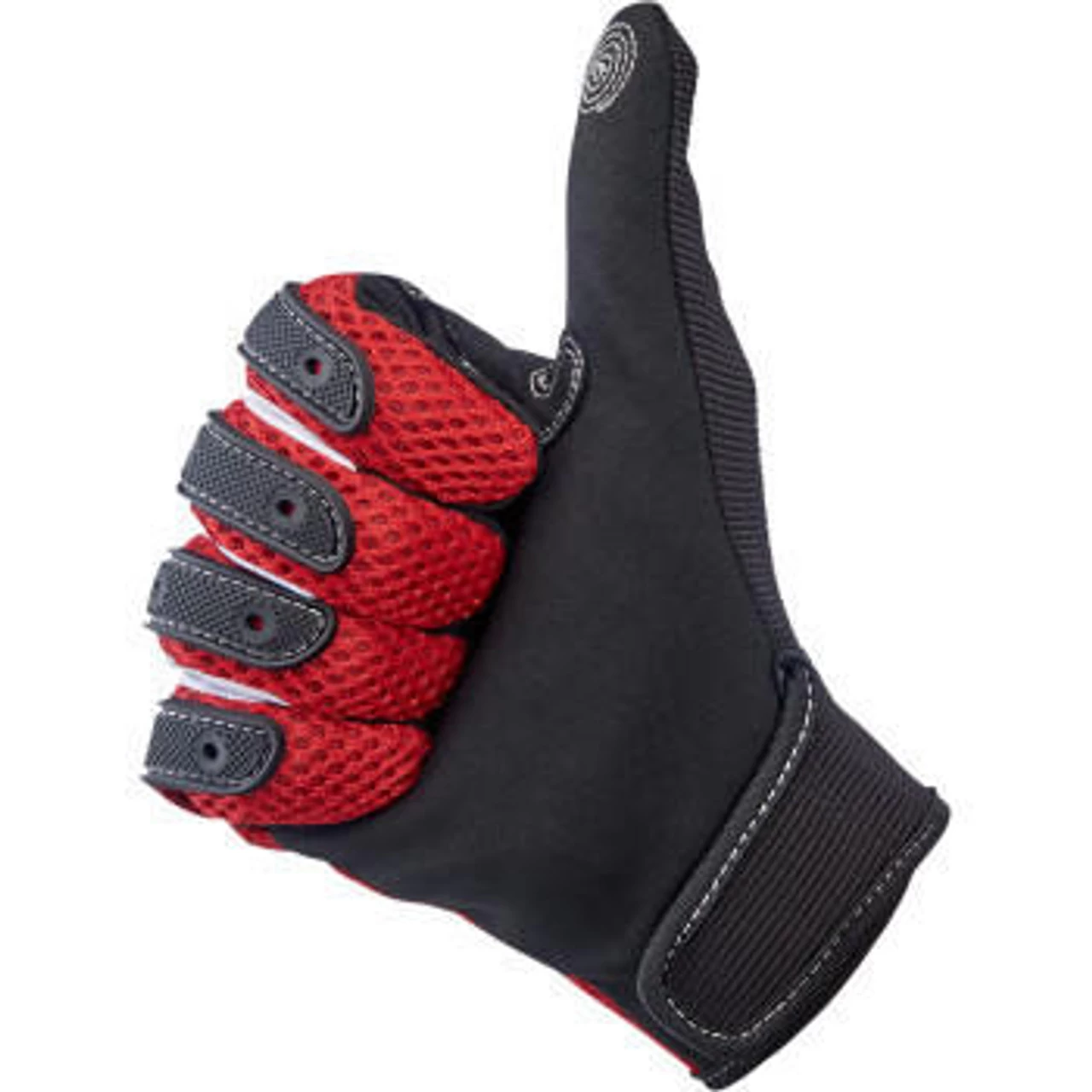 Biltwell Anza Gloves - Red/Black 4 Biltwell Anza Gloves - Red/Black - Image 4