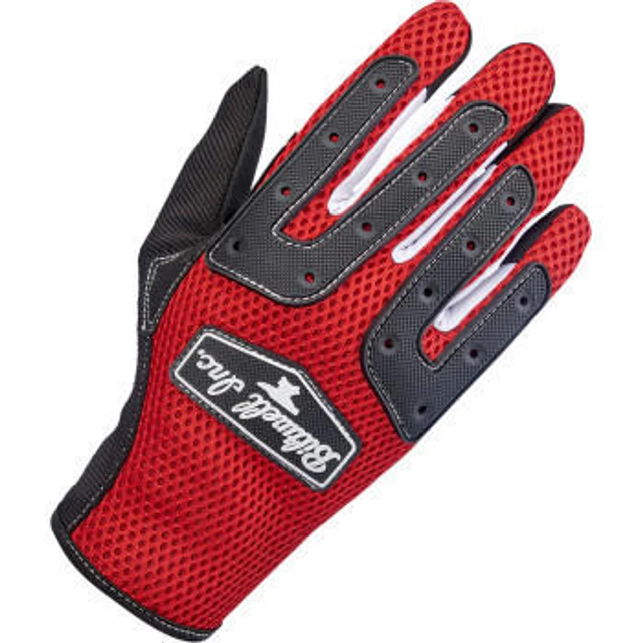 Biltwell Anza Gloves - Red/Black 1 Biltwell Anza Gloves - Red/Black